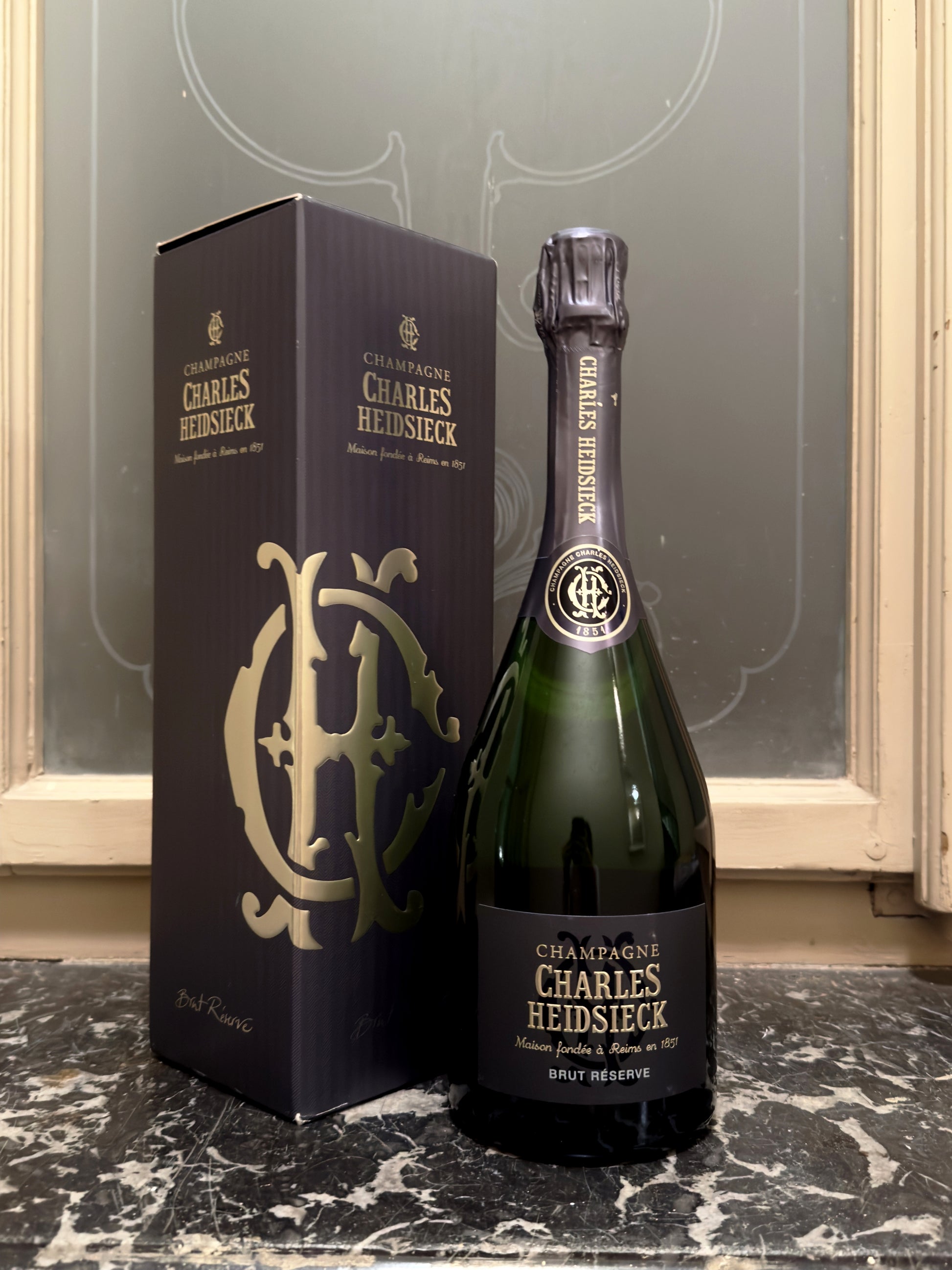 CHARLES HEIDSIECK BRUT RÉSERVE GIFT BOX 75 cL