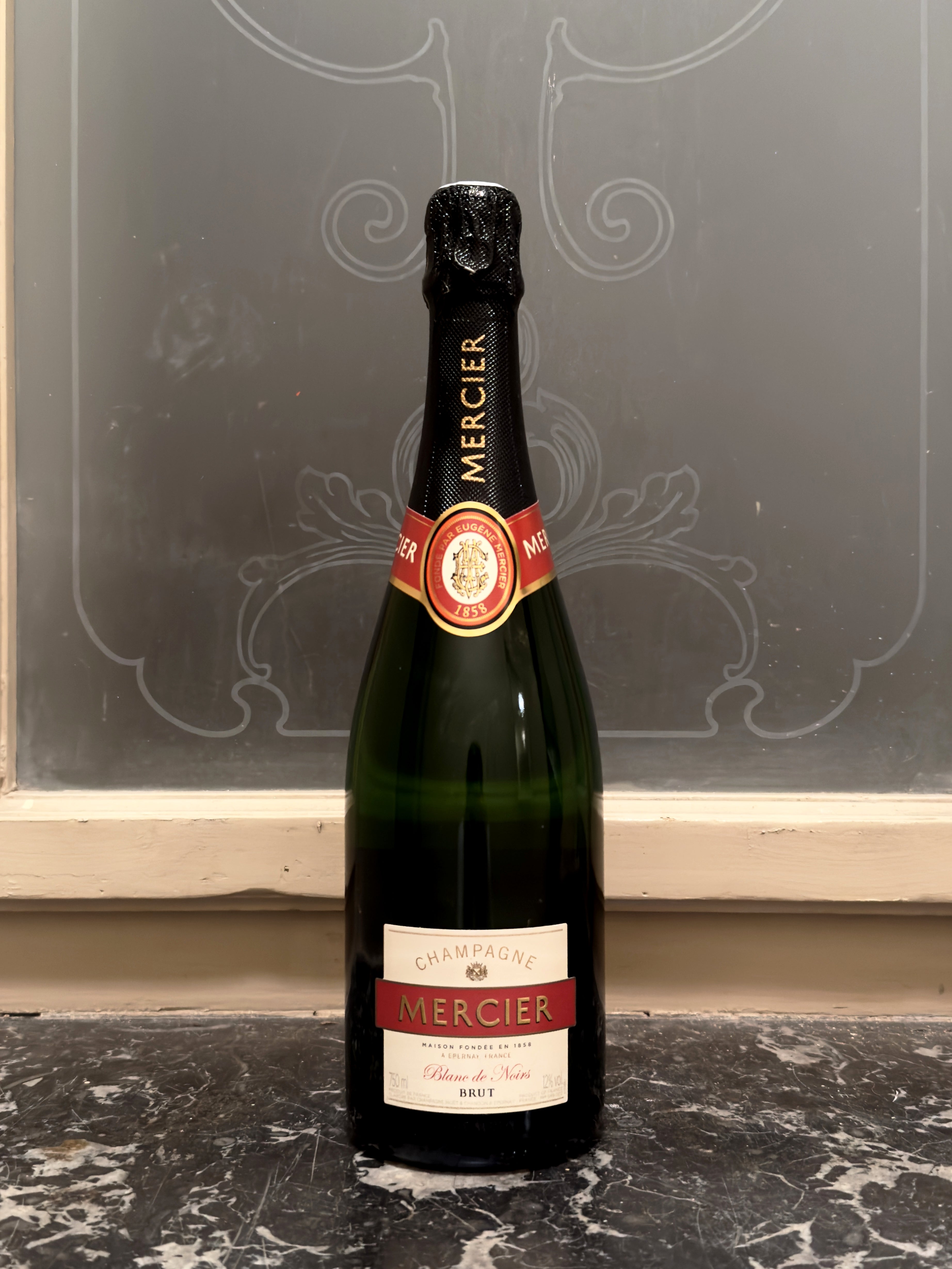 CHAMPAGNE MERCIER BLANC DE NOIRS BRUT 75 cL k dost n od 05.04