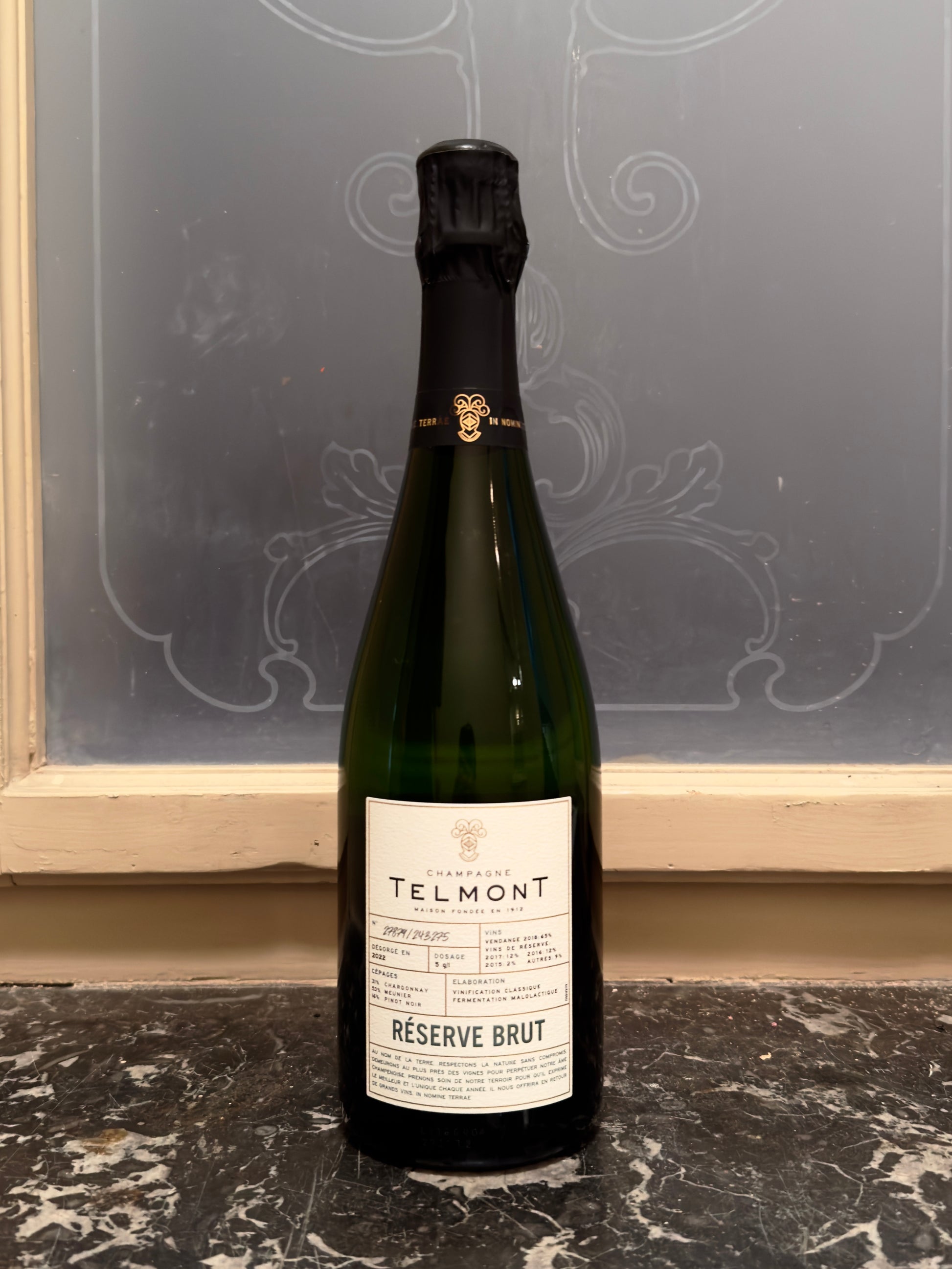 CHAMPAGNE TELMONT RÉSERVE BRUT 75 cL — opět k dispozici 19/09