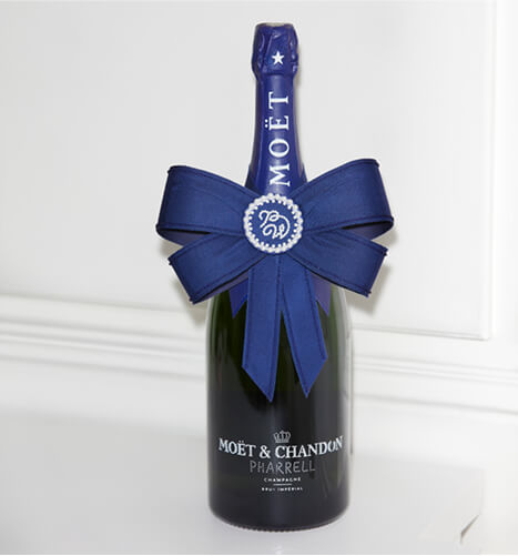 MOËT & CHANDON x PHARRELL WILLIAMS BRUT IMPÉRIAL BOW CREATION 150 cL GIFT BOX, GIFT BAG