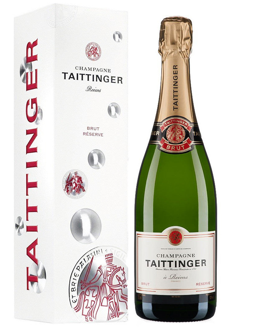 CHAMPAGNE TAITTINGER BRUT RÉSERVE 75 cL GIFT BOX, GIFT BAG
