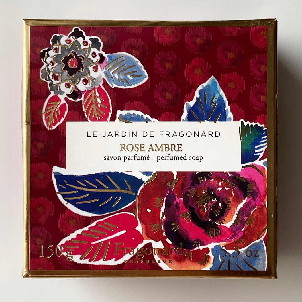 LE JARDIN DE FRAGONARD ~ rose ambre savon parfumé 150 g ~ růže a jantar