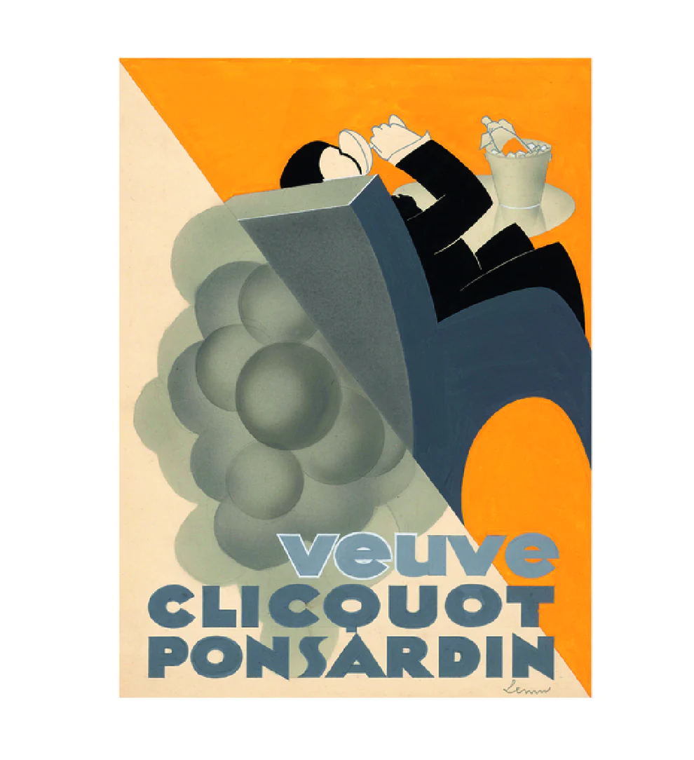 VEUVE CLICQUOT Limited Edition Poster 250TH ANNIVERSARY LEMU POSTER