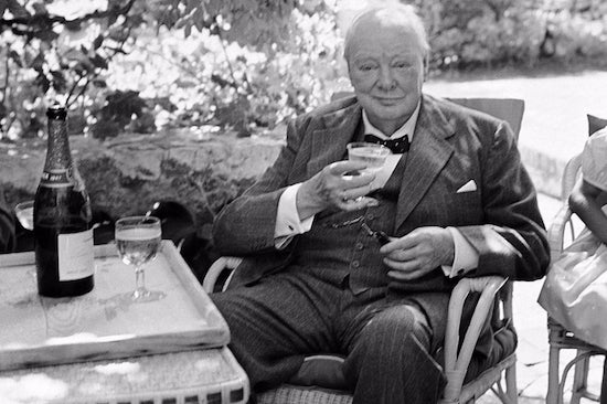 „Ve vztahu k vínu jsem prostý člověk, jsem spokojený s nejlepším.“ Churchill