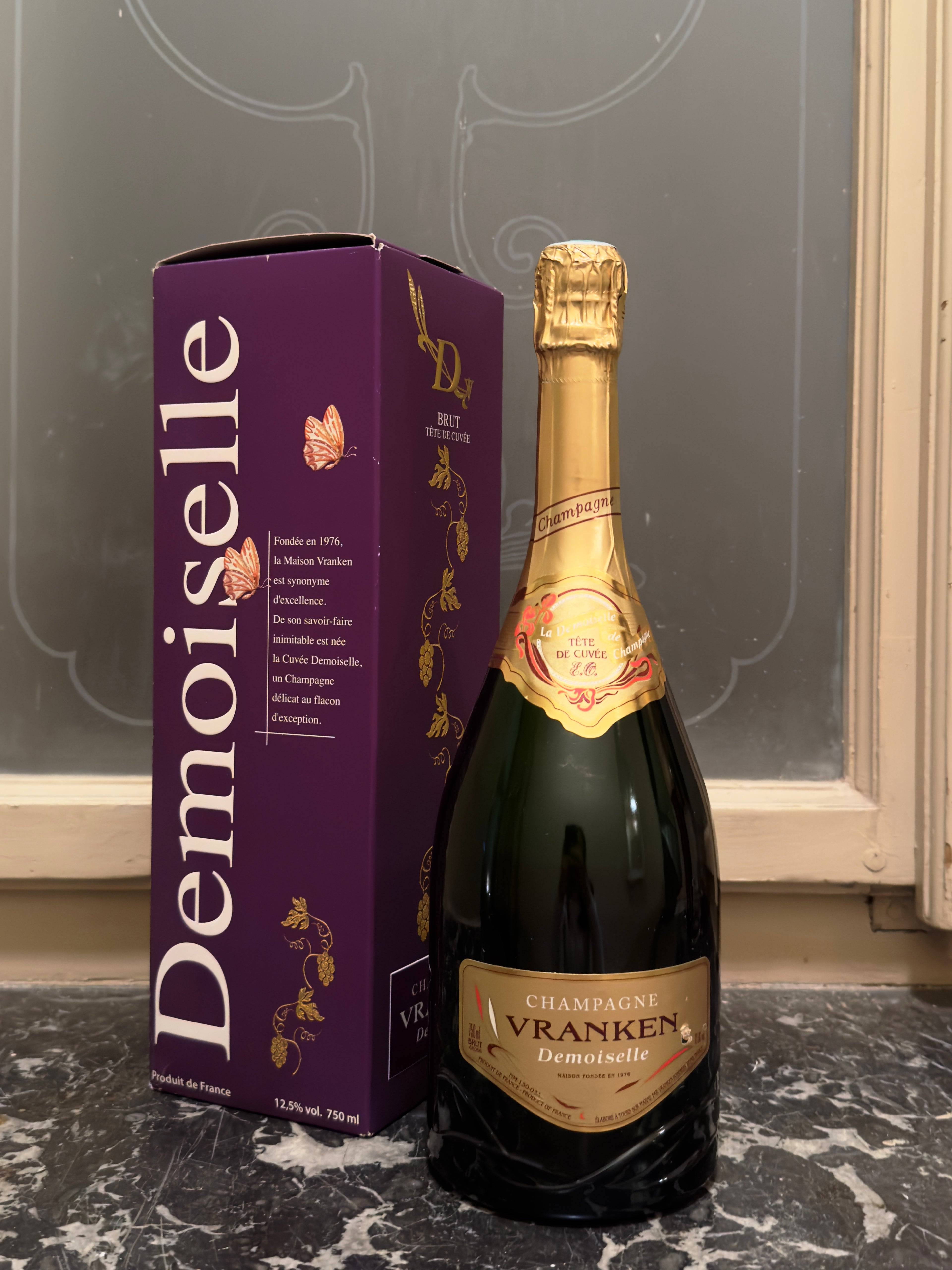 Vranken Demoiselle Tête de Cuvée E.O. Brut 75 cL gift box