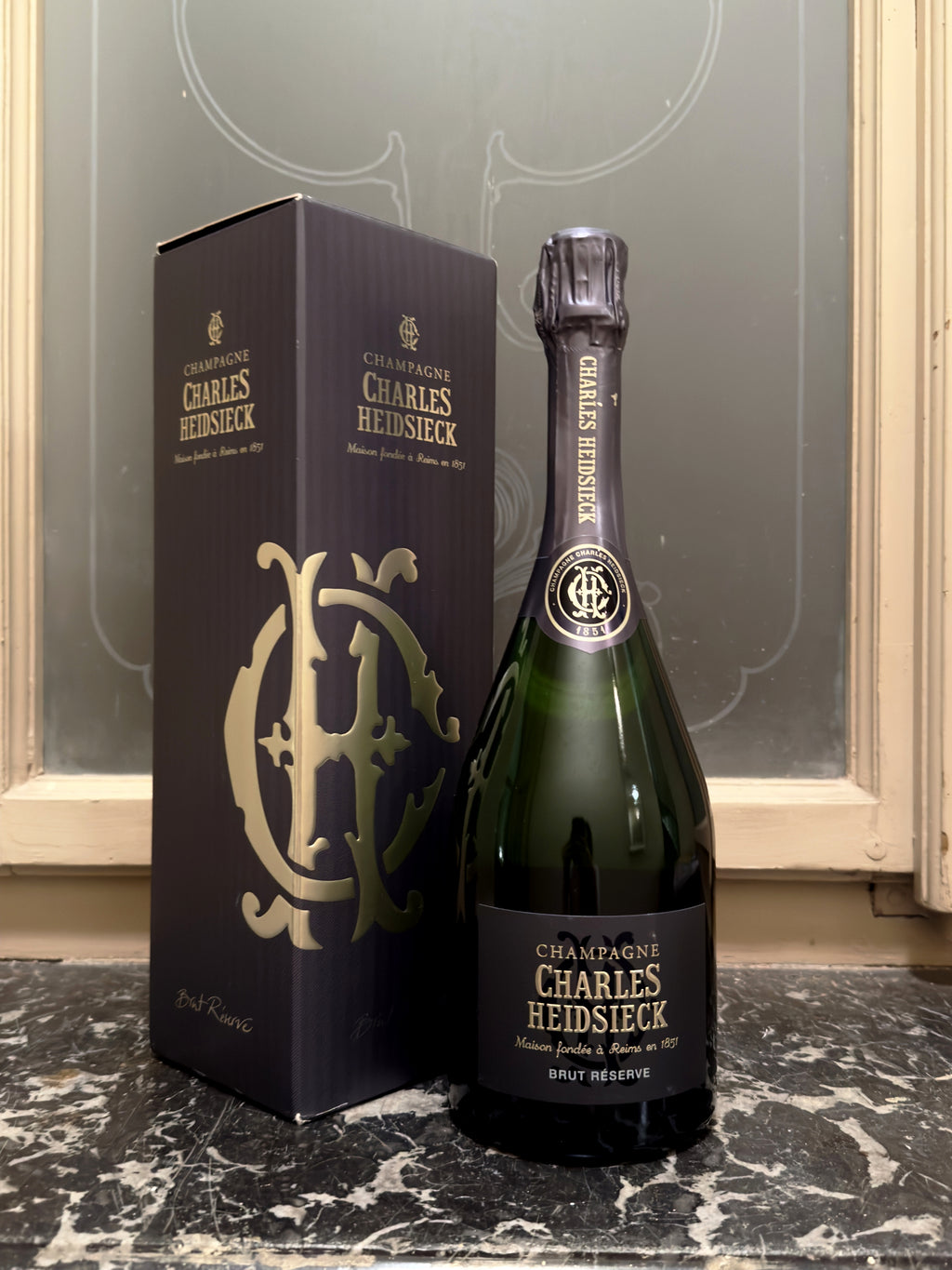 CHARLES HEIDSIECK BRUT RÉSERVE GIFT BOX 75 cL