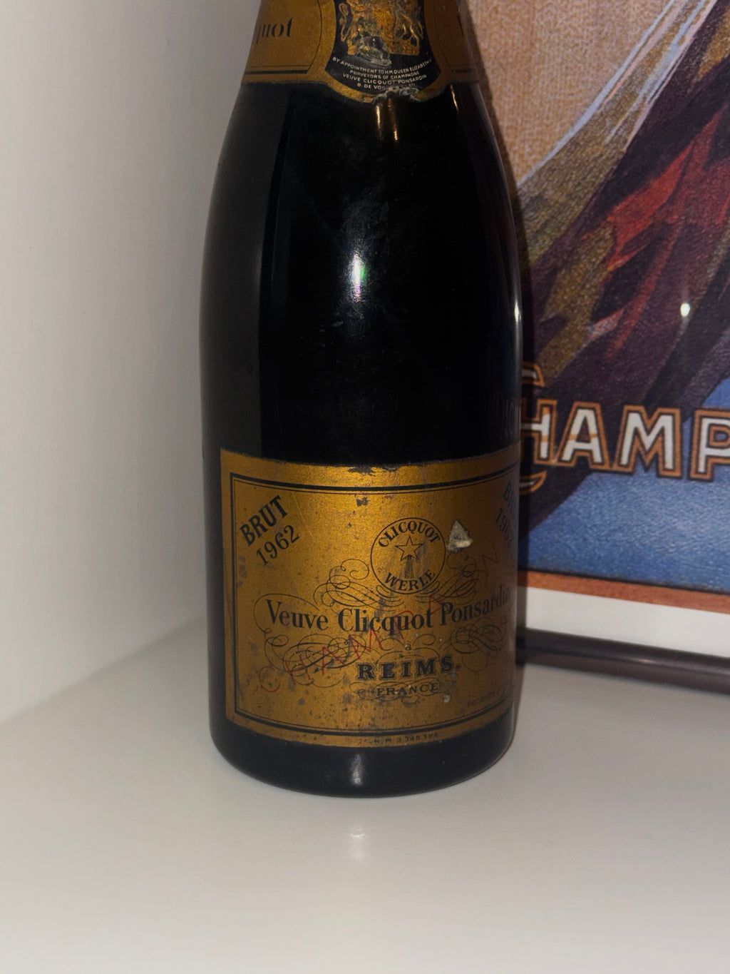 VEUVE CLICQUOT PONSARDIN VINTAGE 1962 BRUT 75 cL