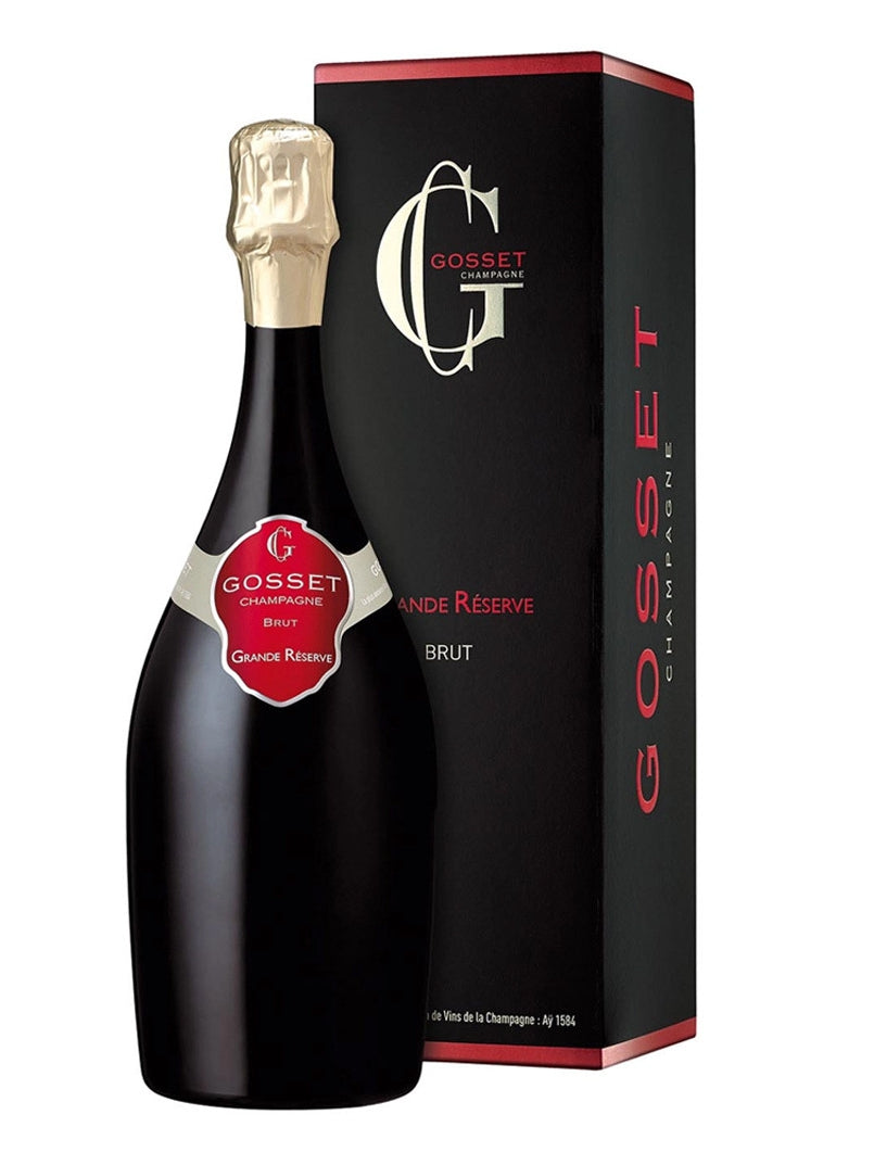 CHAMPAGNE GOSSET GRANDE RÉSERVE BRUT 75 cL GIFT BOX
