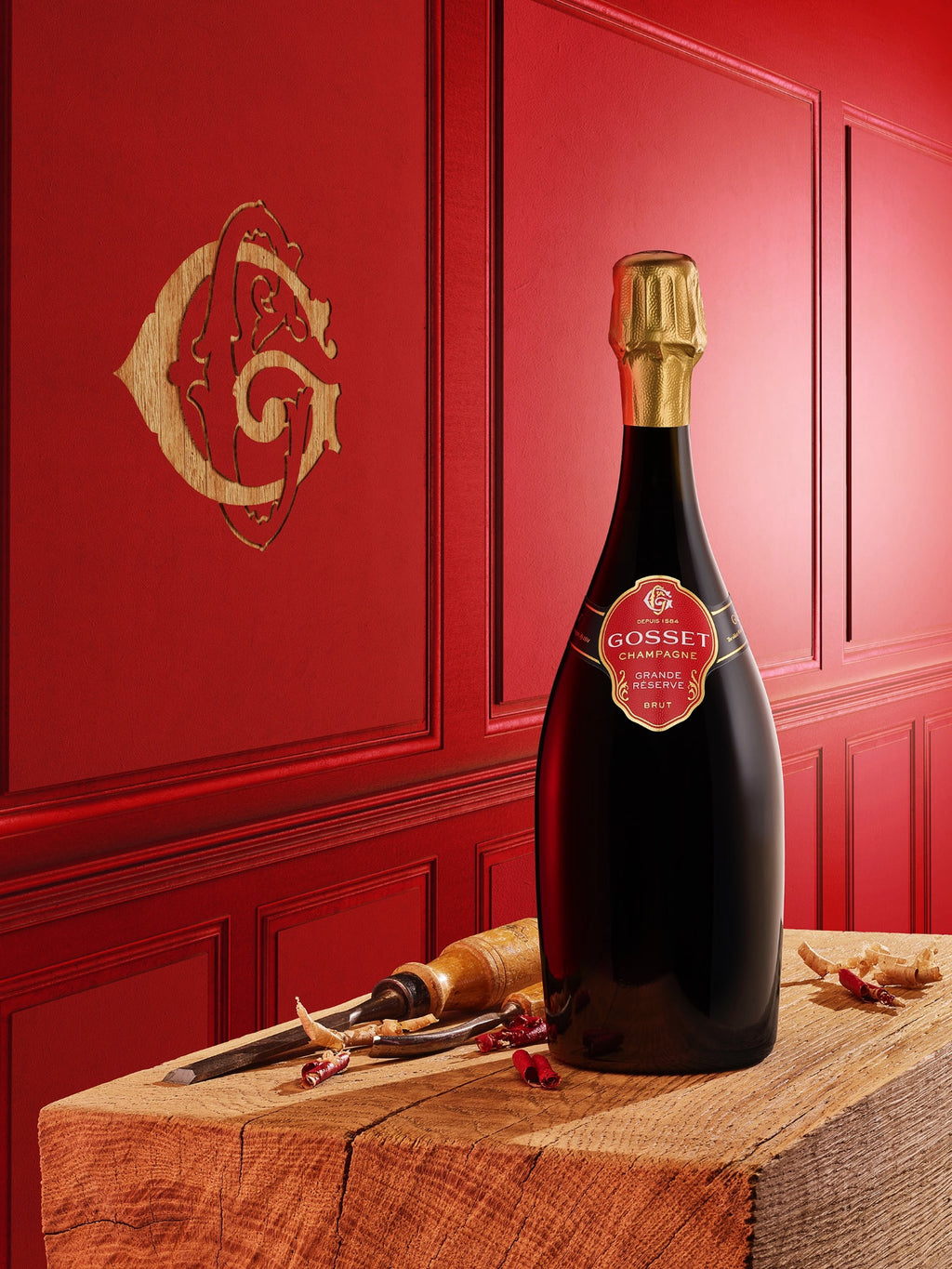 CHAMPAGNE GOSSET GRANDE RÉSERVE BRUT 75 cL GIFT BOX