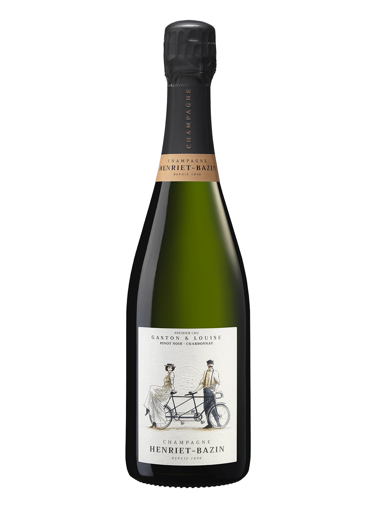 CHAMPAGNE HENRIET-BAZIN PREMIER CRU GASTON & LOUISE 75 cL