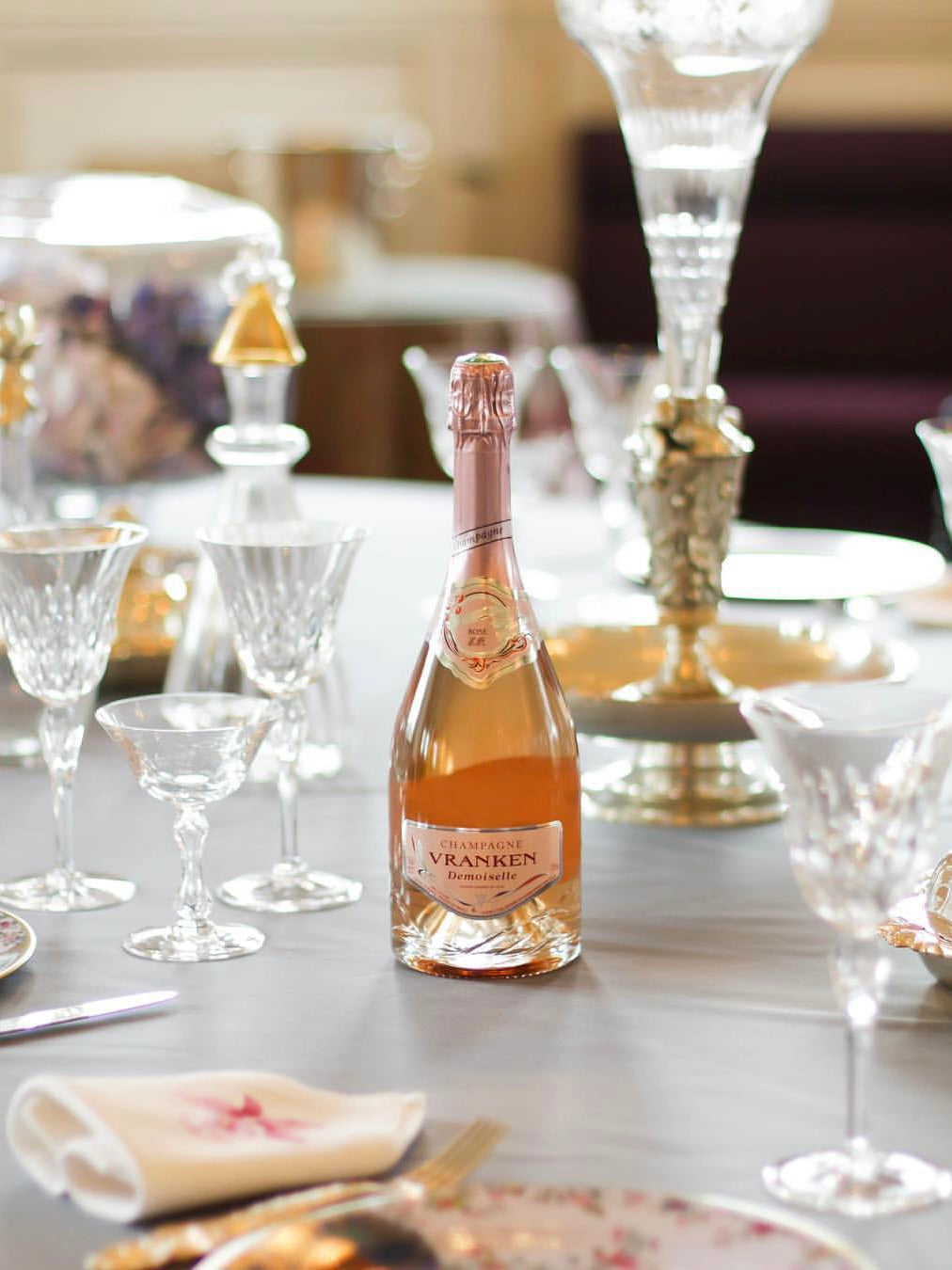 CHAMPAGNE VRANKEN DEMOISELLE ROSÉ E.O. BRUT 20 cL