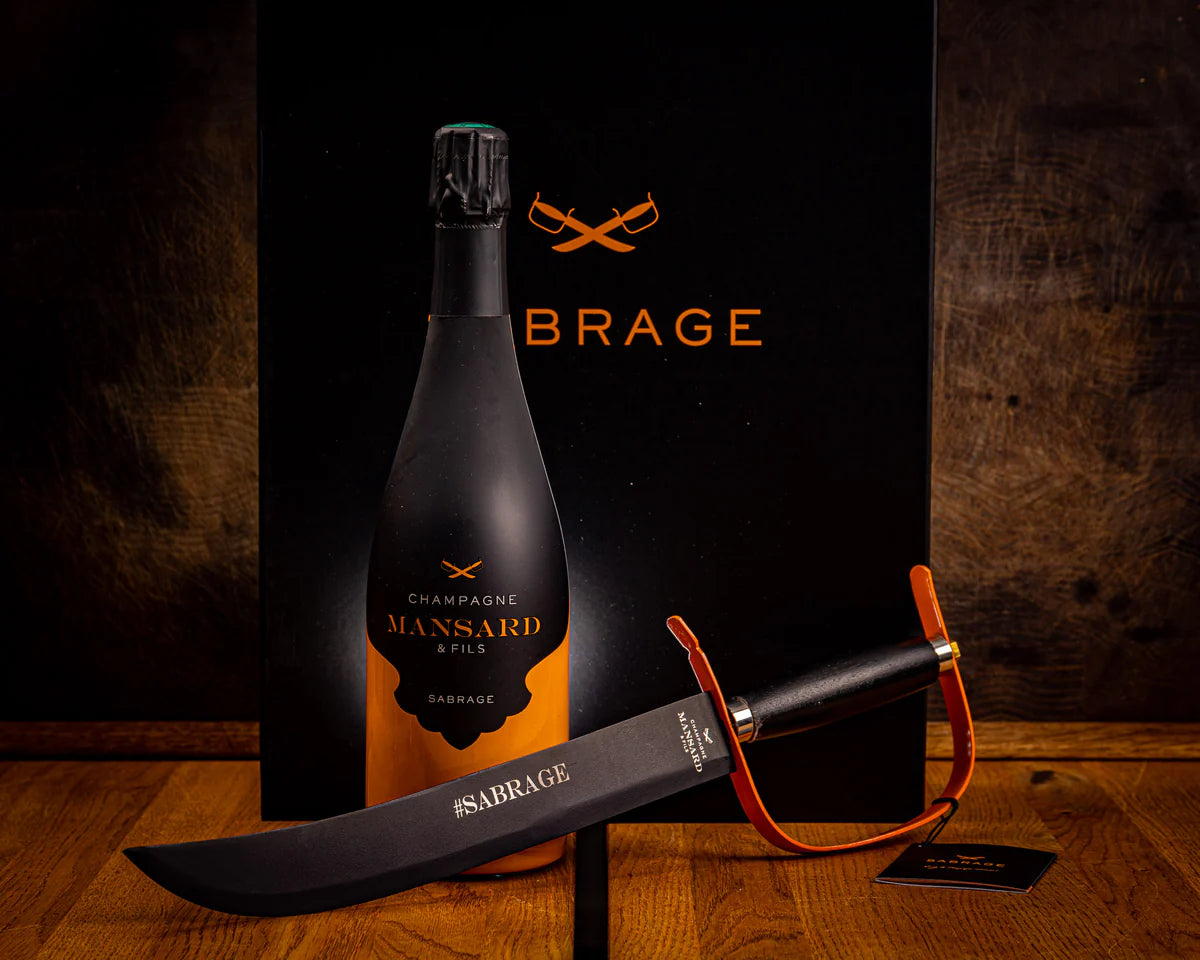 CHAMPAGNE MANSARD & FILS COFFRET SABRAGE 75 cL