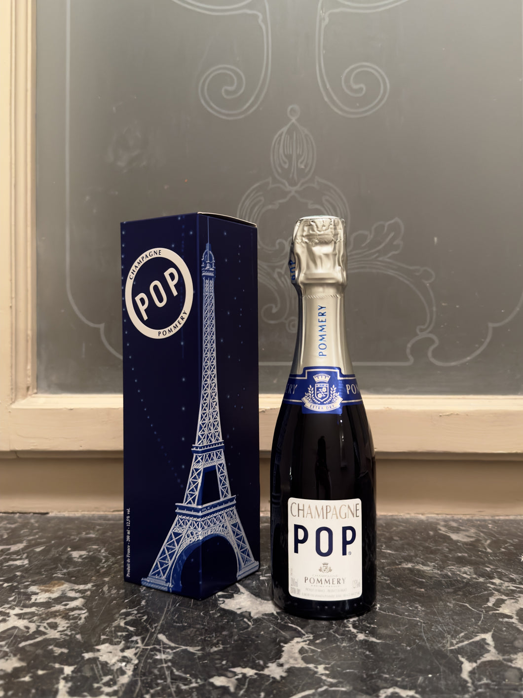 CHAMPAGNE POMMERY POP EXTRA DRY TOUR EIFFEL 20 cL GIFT BOX