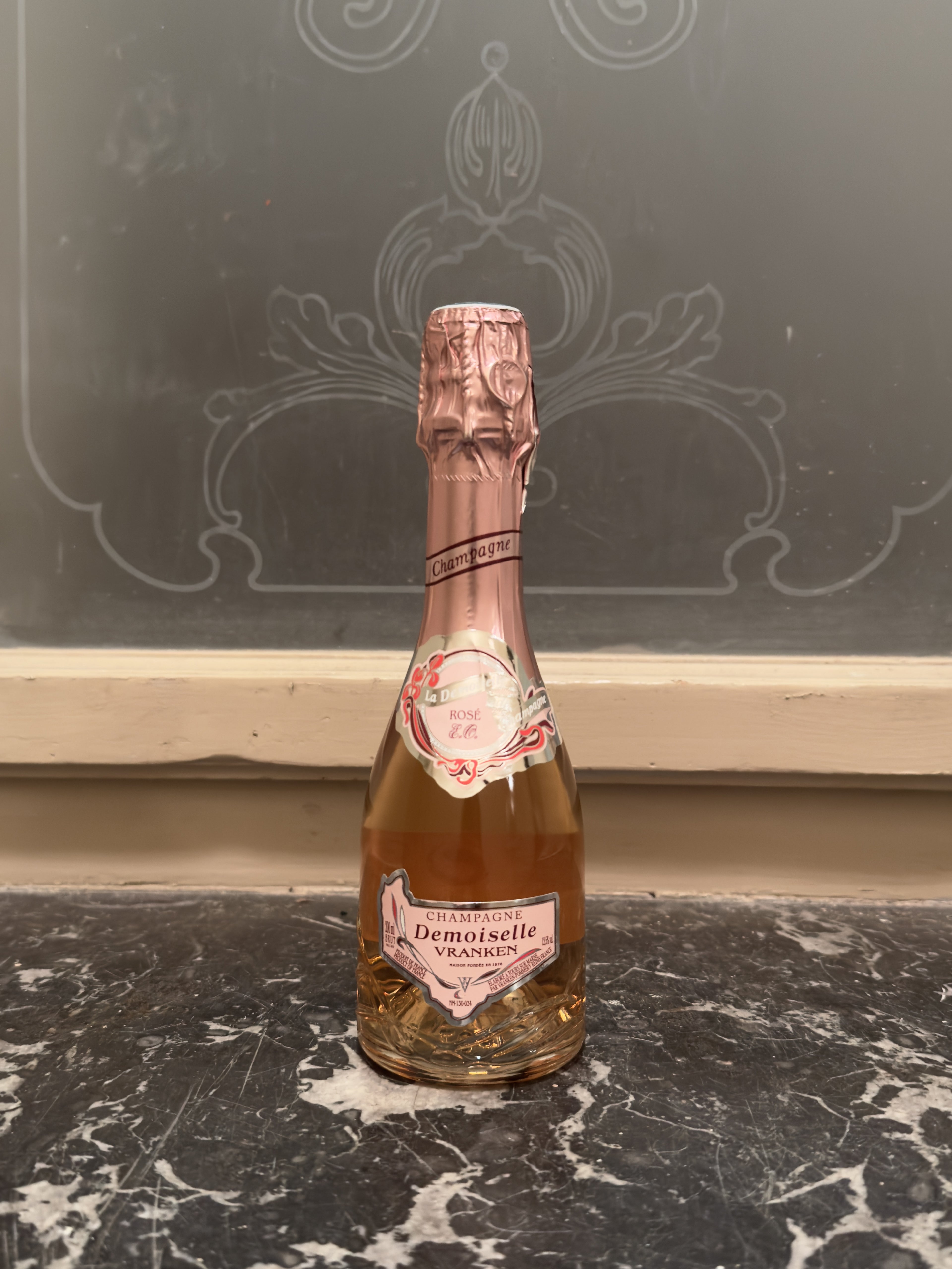 CHAMPAGNE VRANKEN DEMOISELLE ROSÉ E.O. BRUT 20 cL