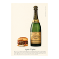 Veuve Clicquot Limited Edition 250th Anniversary Burger Poster