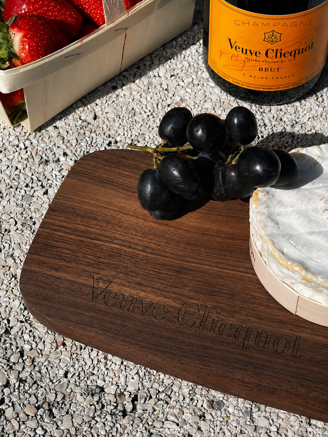Veuve Clicquot Wood Cutting Board