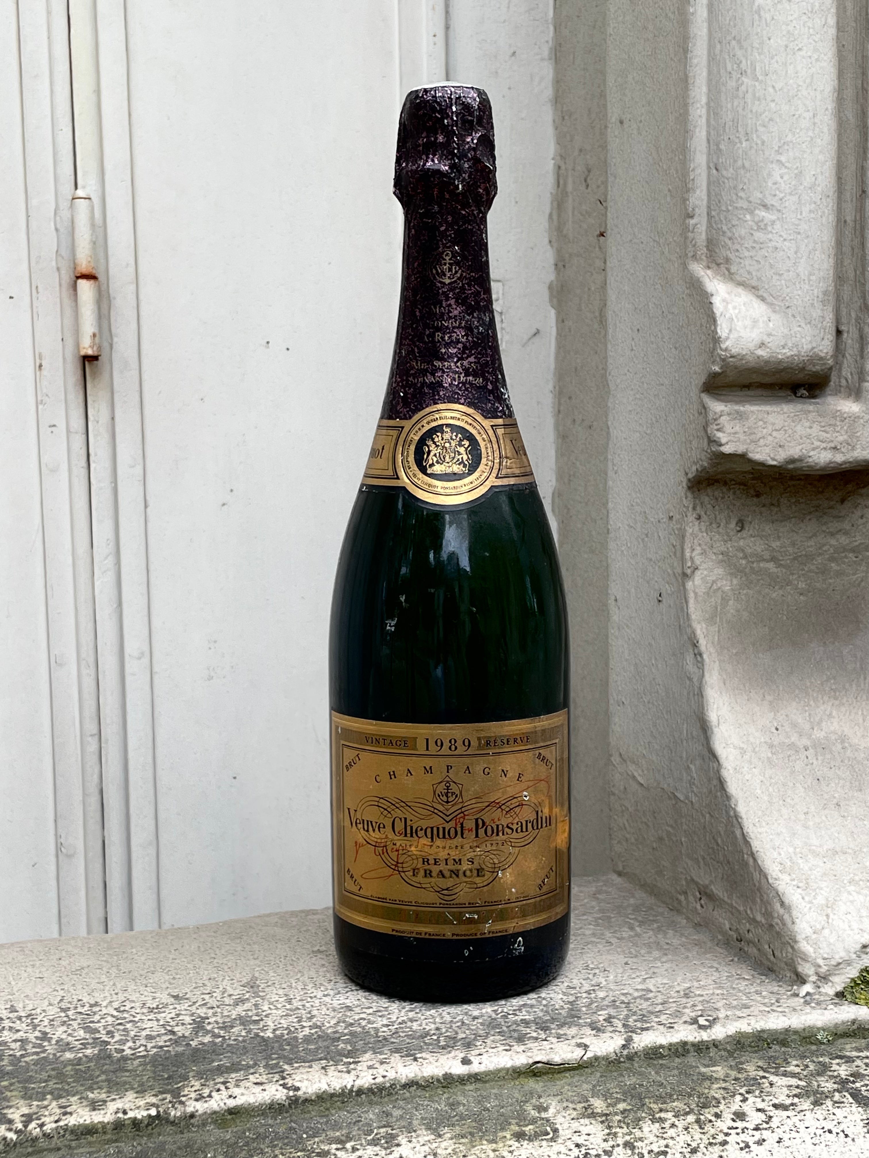 VEUVE CLICQUOT PONSARDIN VINTAGE RÉSERVE 1989 BRUT 75 cL
