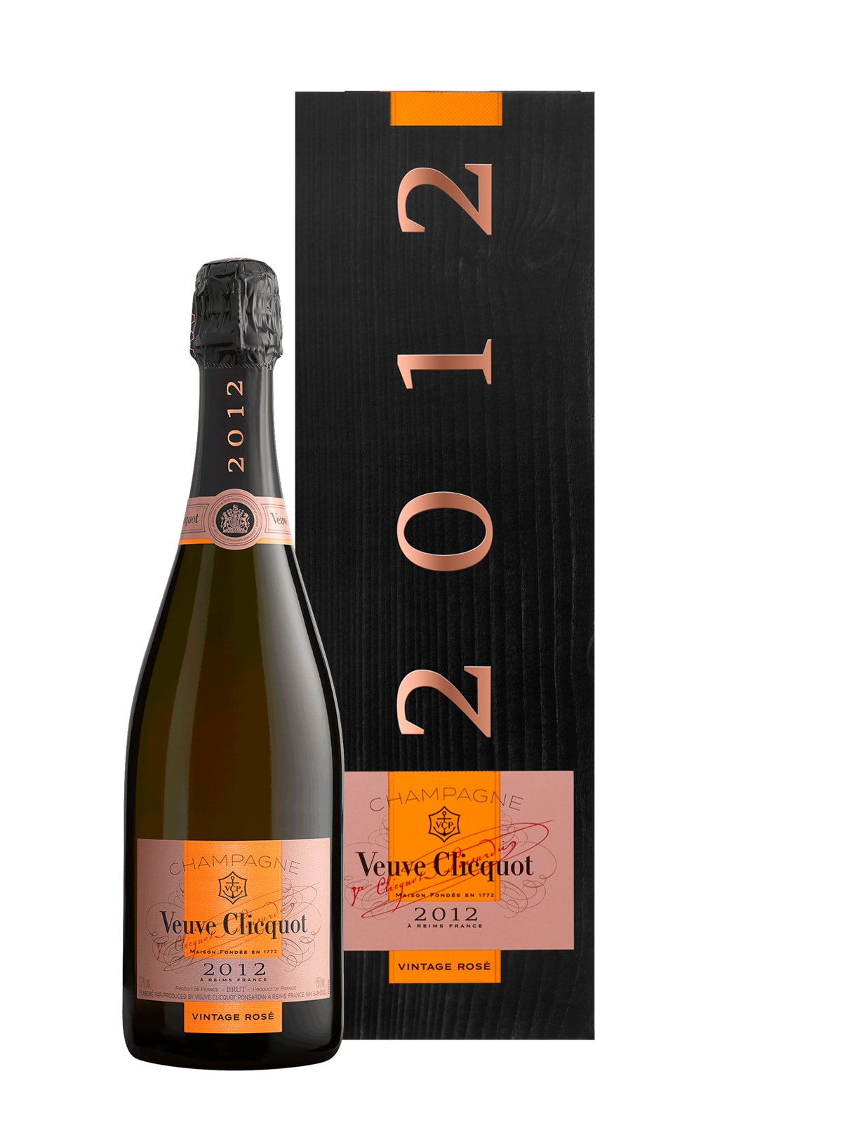 VEUVE CLICQUOT VINTAGE ROSÉ BRUT 2012 75 cL GIFT BOX