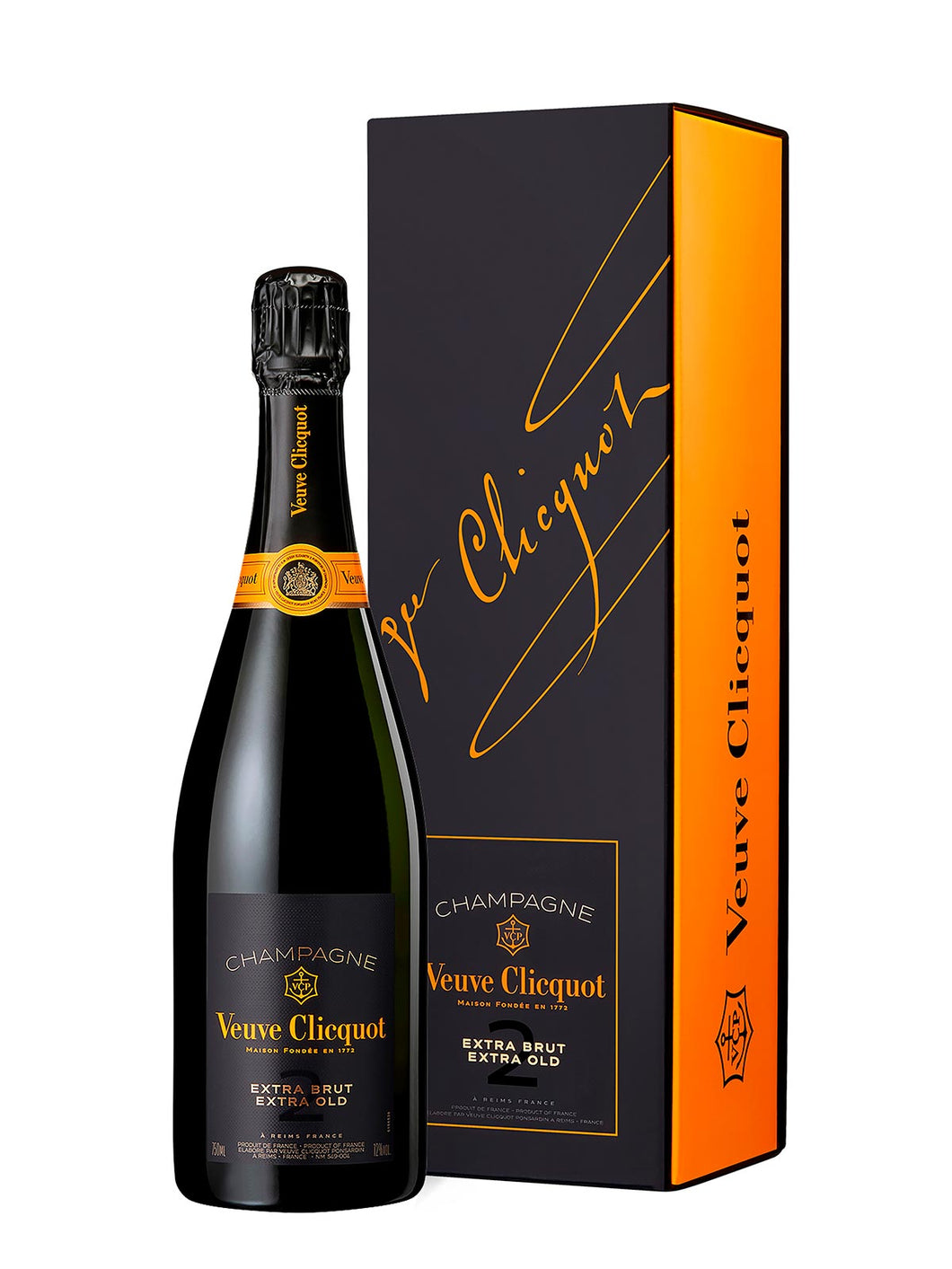 VEUVE CLICQUOT EXTRA BRUT EXTRA OLD GIFT BOX 75 cL 12 %