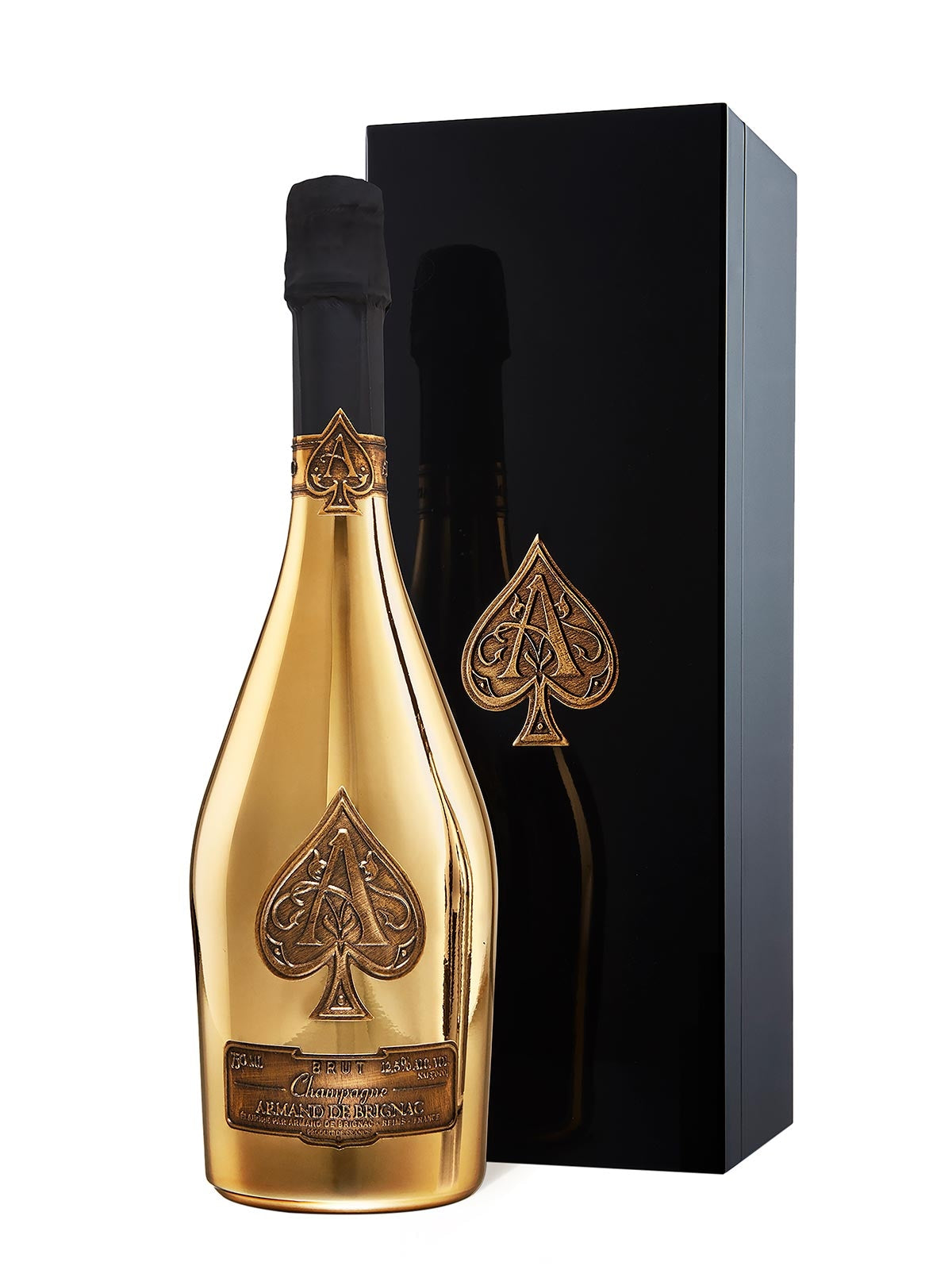 ARMAND DE BRIGNAC GOLD BRUT 75 cL GIFT BOX GIFT BAG