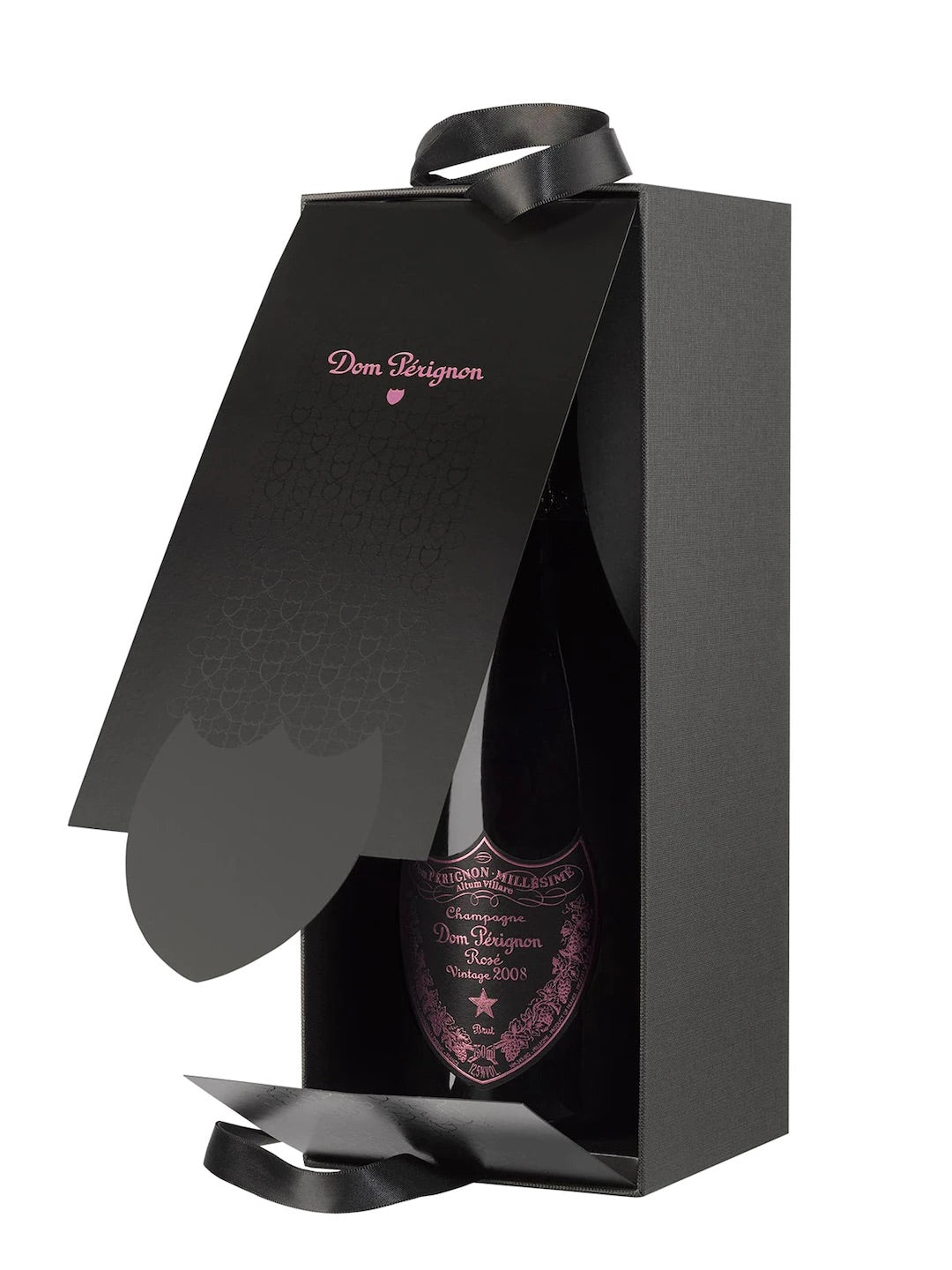 Dom Pérignon Millésime Brut Rosé Vintage 2008 75 cL gift box, gift bag