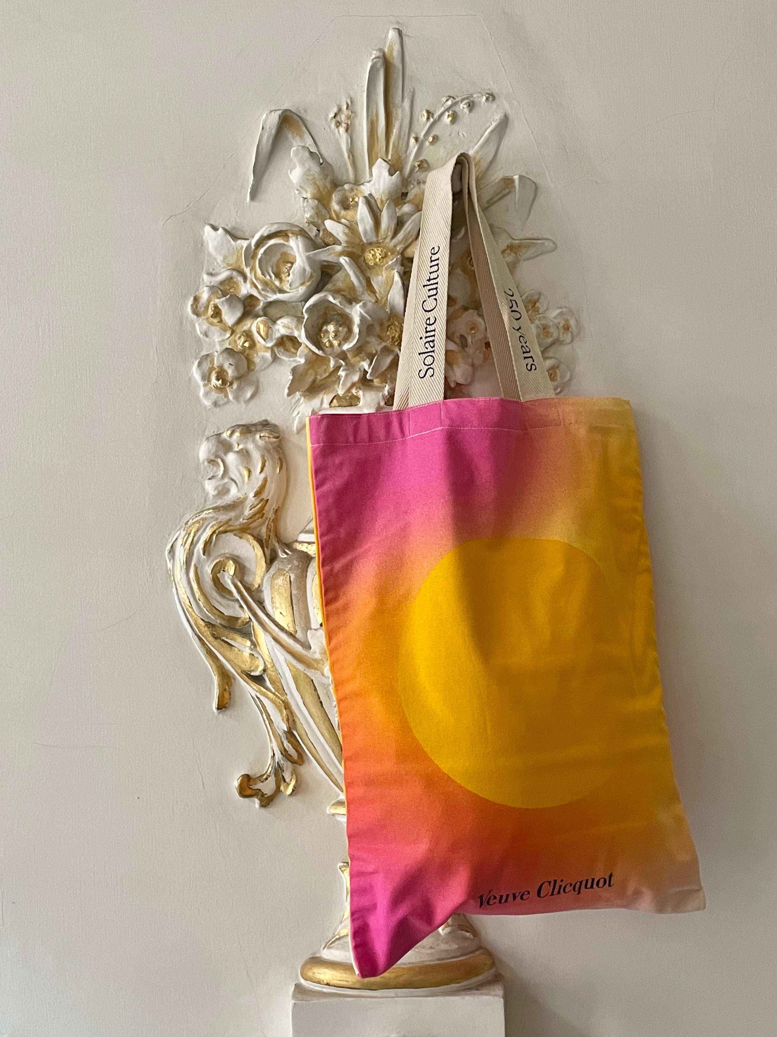 VEUVE CLICQUOT 250 SOLAIRE CULTURE ANNIVERSARY TOTE BAG