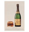 VEUVE CLICQUOT LIMITED EDITION 250TH ANNIVERSARY BURGER POSTER