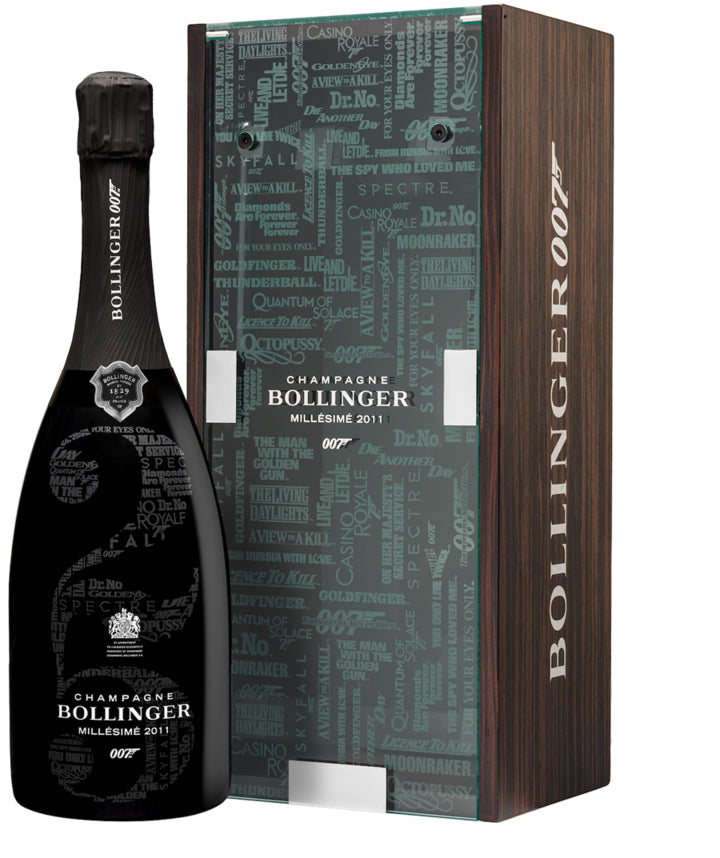 CHAMPAGNE BOLLINGER 007 BRUT MILLÉSIMÉ 2011 LIMITED EDITION 75 cL COFFRET