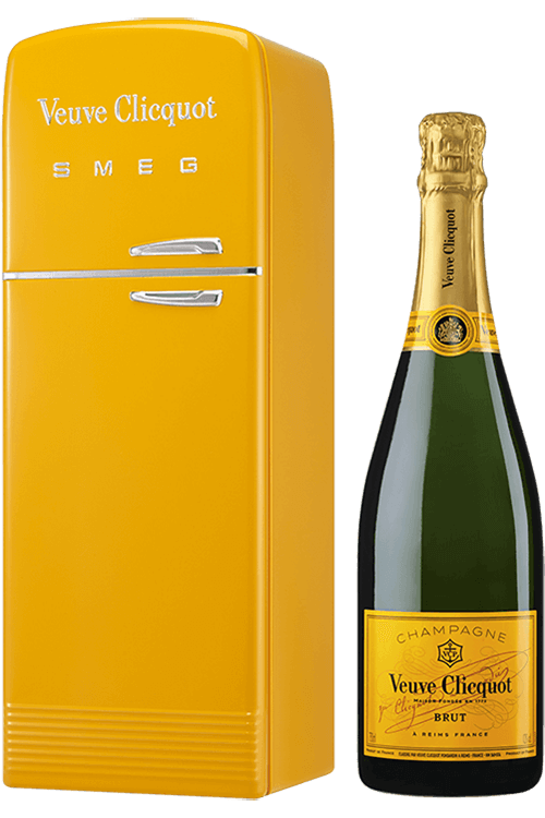 VEUVE CLICQUOT SOLAIRE CULTURE BRUT FRIDGE X SMEG 75 cL GIFT BAG