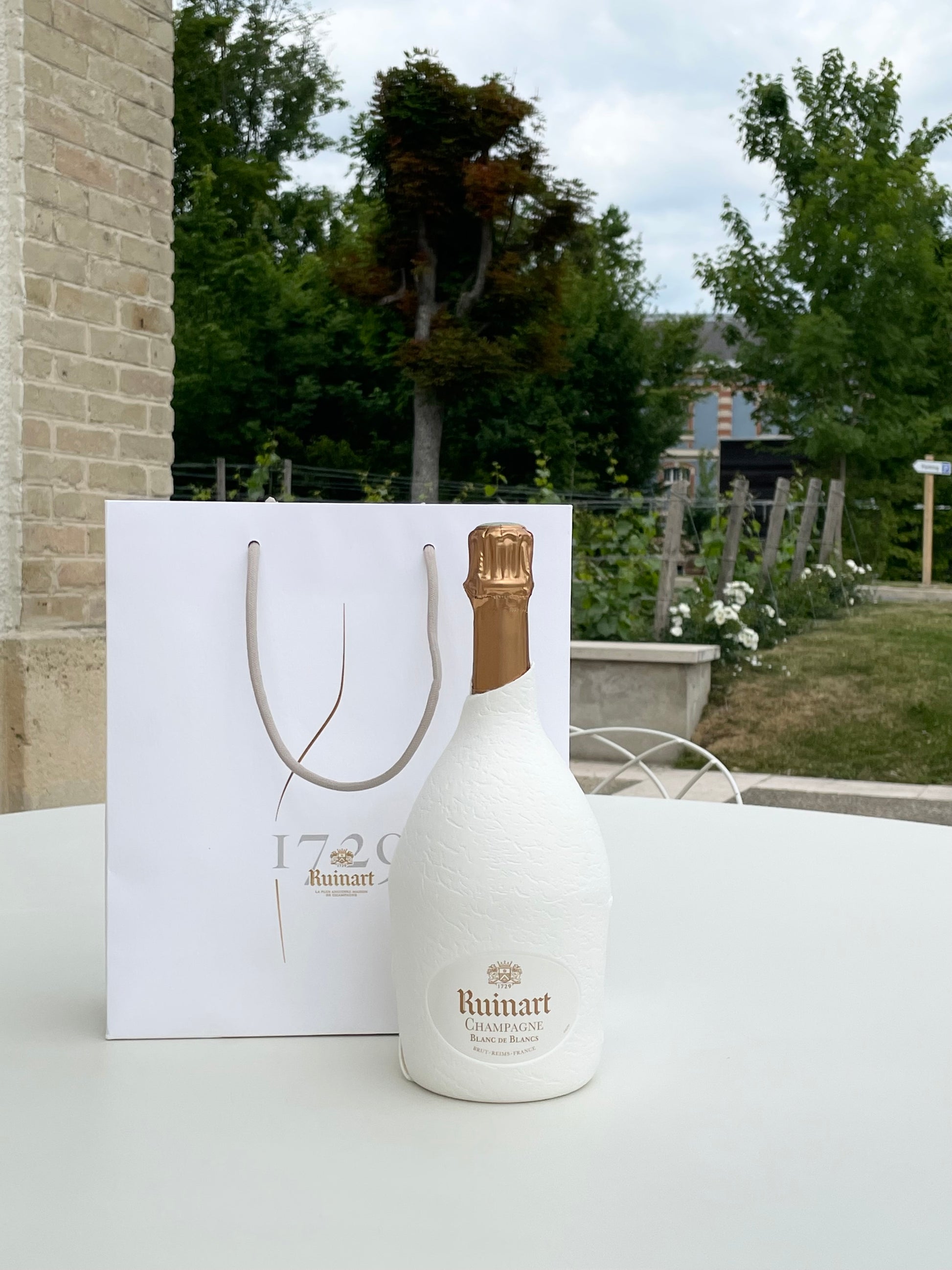 RUINART CHAMPAGNE BLANC DE BLANCS SECOND SKIN 75 cL GIFT BAG
