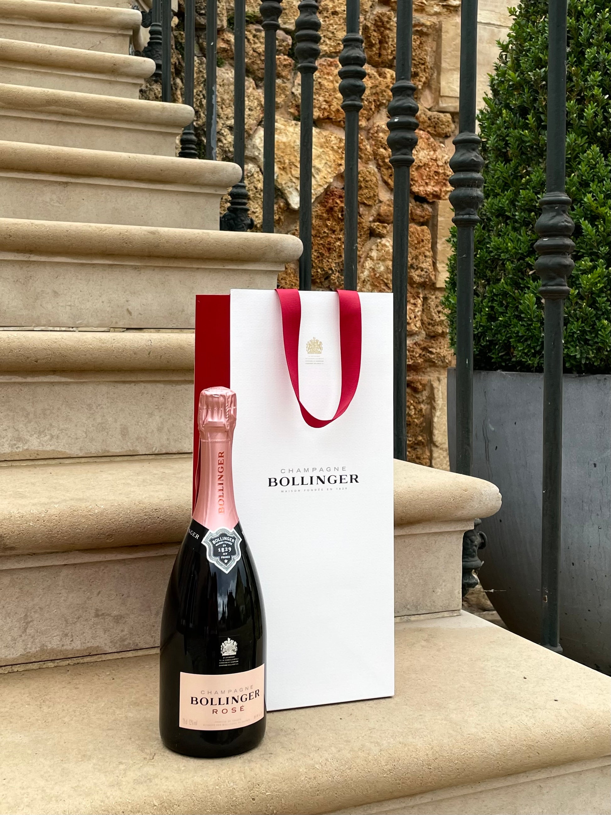 CHAMPAGNE BOLLINGER ROSÉ BRUT 75 cL GIFT BAG
